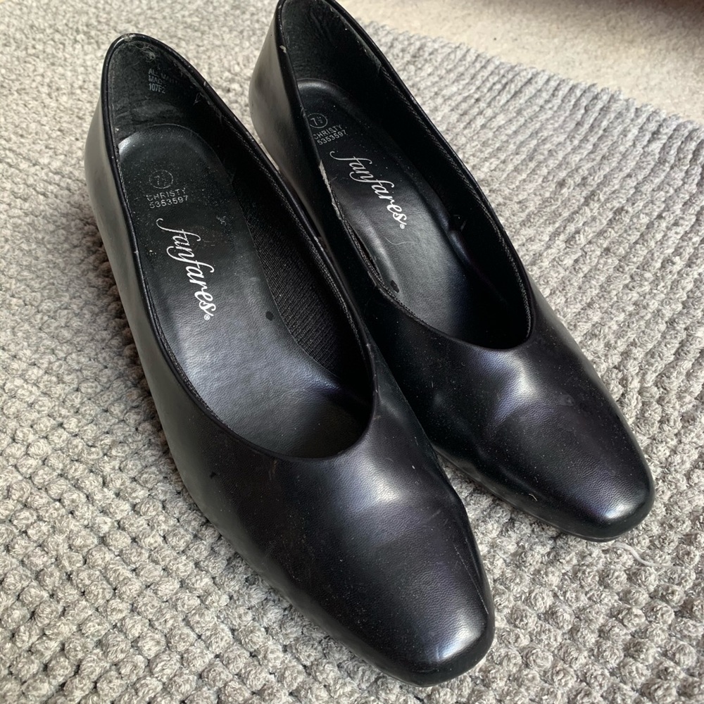 Black heels